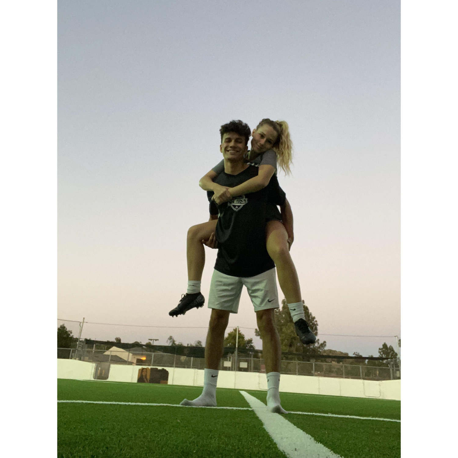 Our soccer days together :)