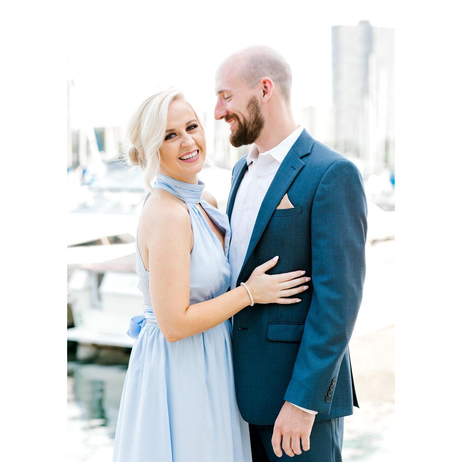 Just before Tim proposed! Photo credit: Denise Espinosa. Aug 3, 2018