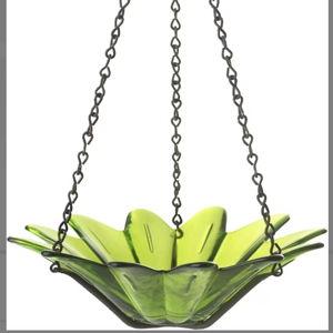 Mosaic Birds Daisy Petite Hanging Bird Feeder, 10.1-oz, Lime