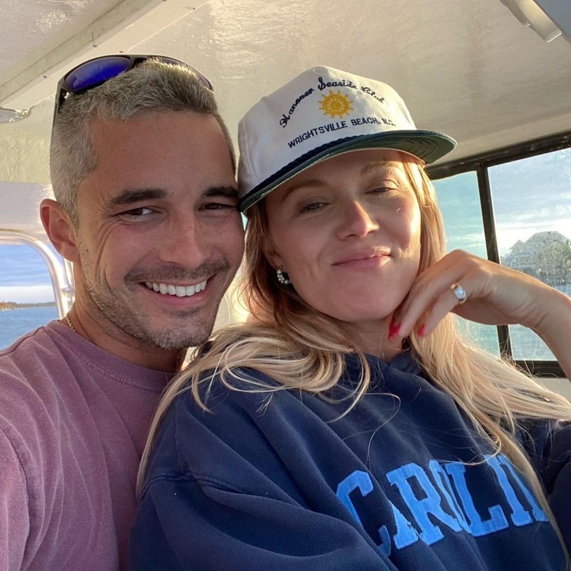 First boat ride wearing Pappy's hat
