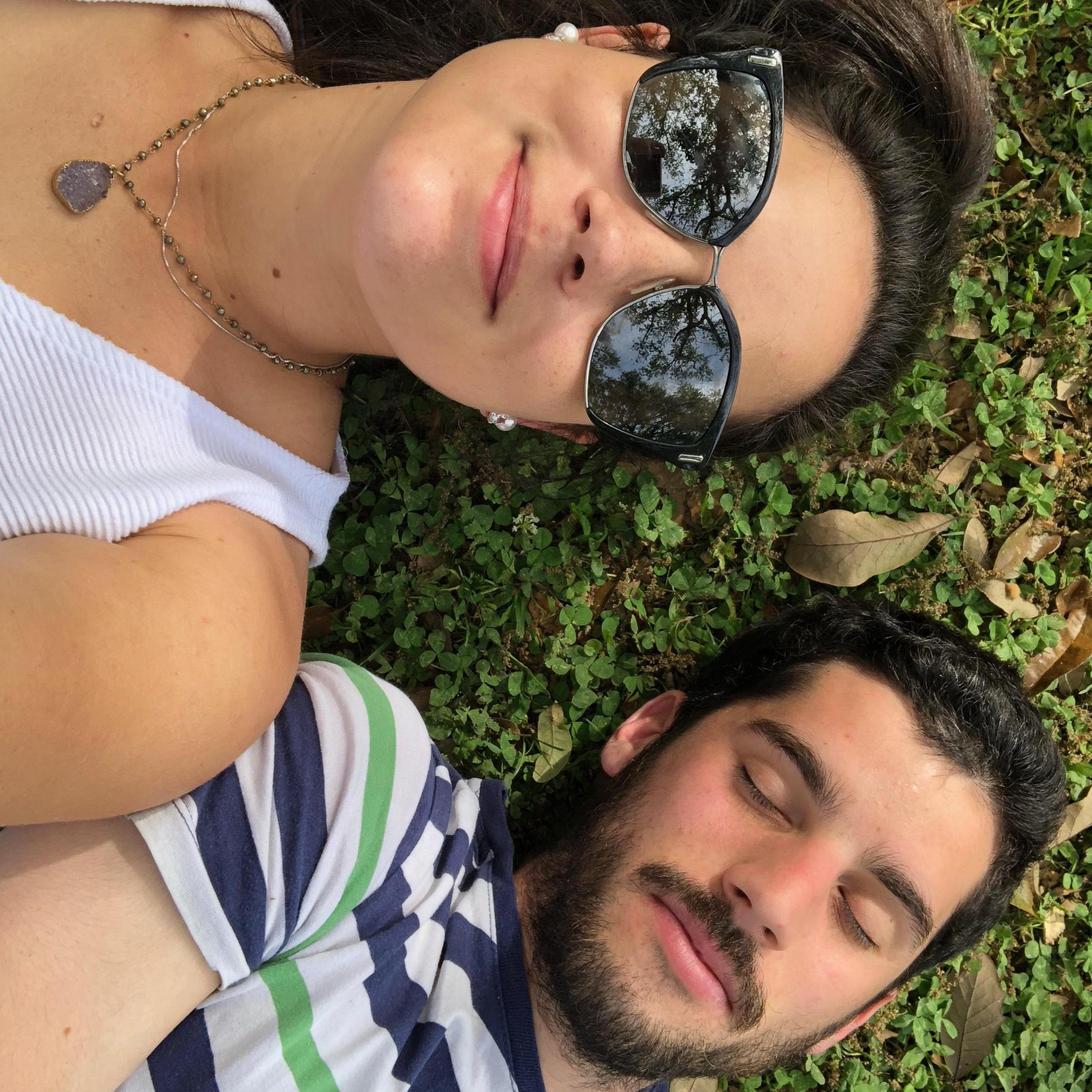 March 2020 - napping in Audubon Park, New Orleans, mere days before the COVID-19 stay-at-home orders went into place.