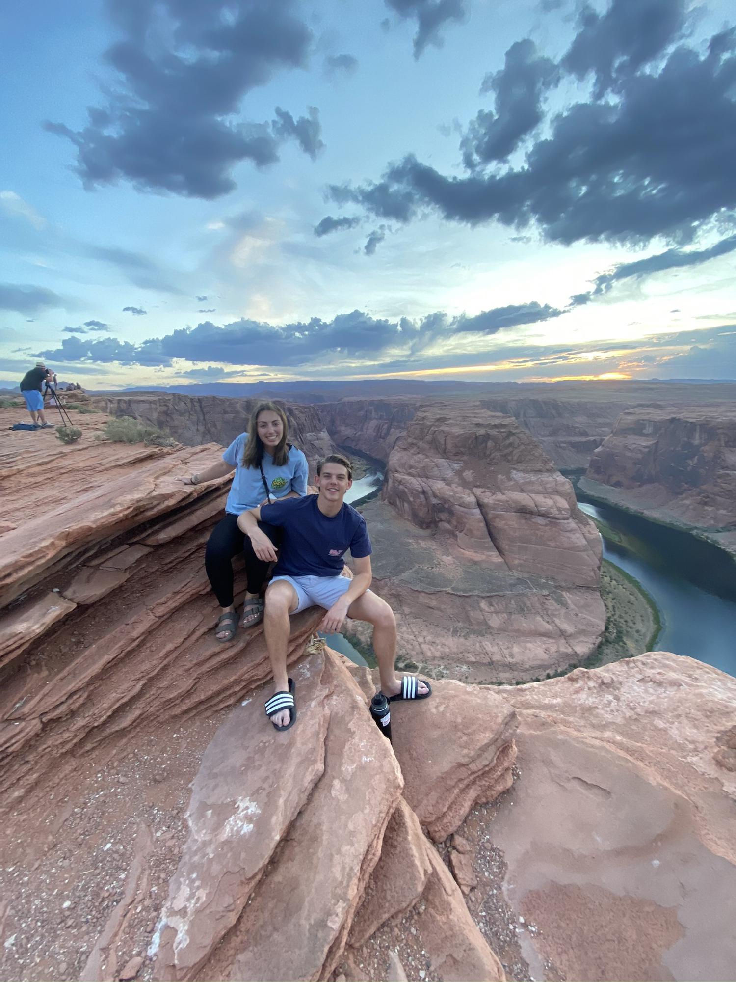 Hiking in Horse Shoe Bend. Shout out for our good friend Johnny Bravo for hosting us and showing a great time around Phoenix.