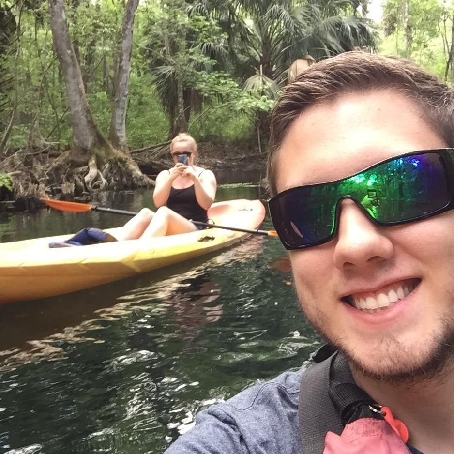 Local adventures, either local to McHenry or our respective undergrad, included: kayaking with creatures of many kinds, like alligators, manatees, and dolphins!