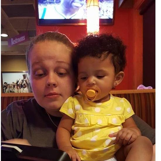 Lensy WIth Our God Daughter 
RIP ADDY