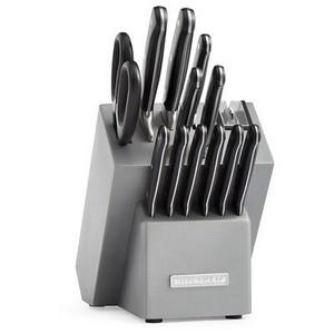 KitchenAid® Classic Forged 14 Piece Triple Rivet Cutlery Set - KKFTR14