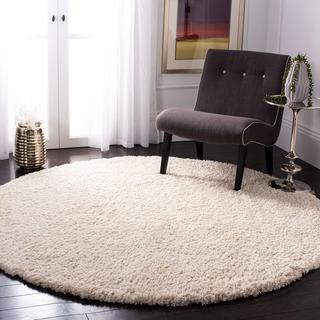 Fontana Shag Kimberlie Solid Round Area Rug