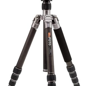 MeFOTO Classic Carbon Fiber Globetrotter Travel Tripod/Monopod Kit - Titanium (C2350Q2T)