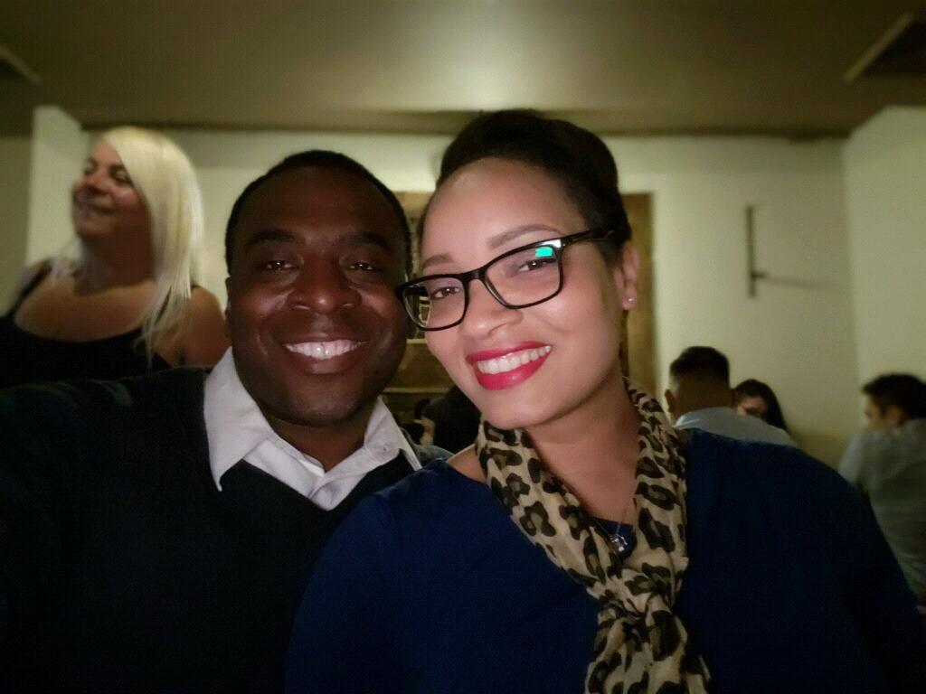 At our friend’s engagement dinner