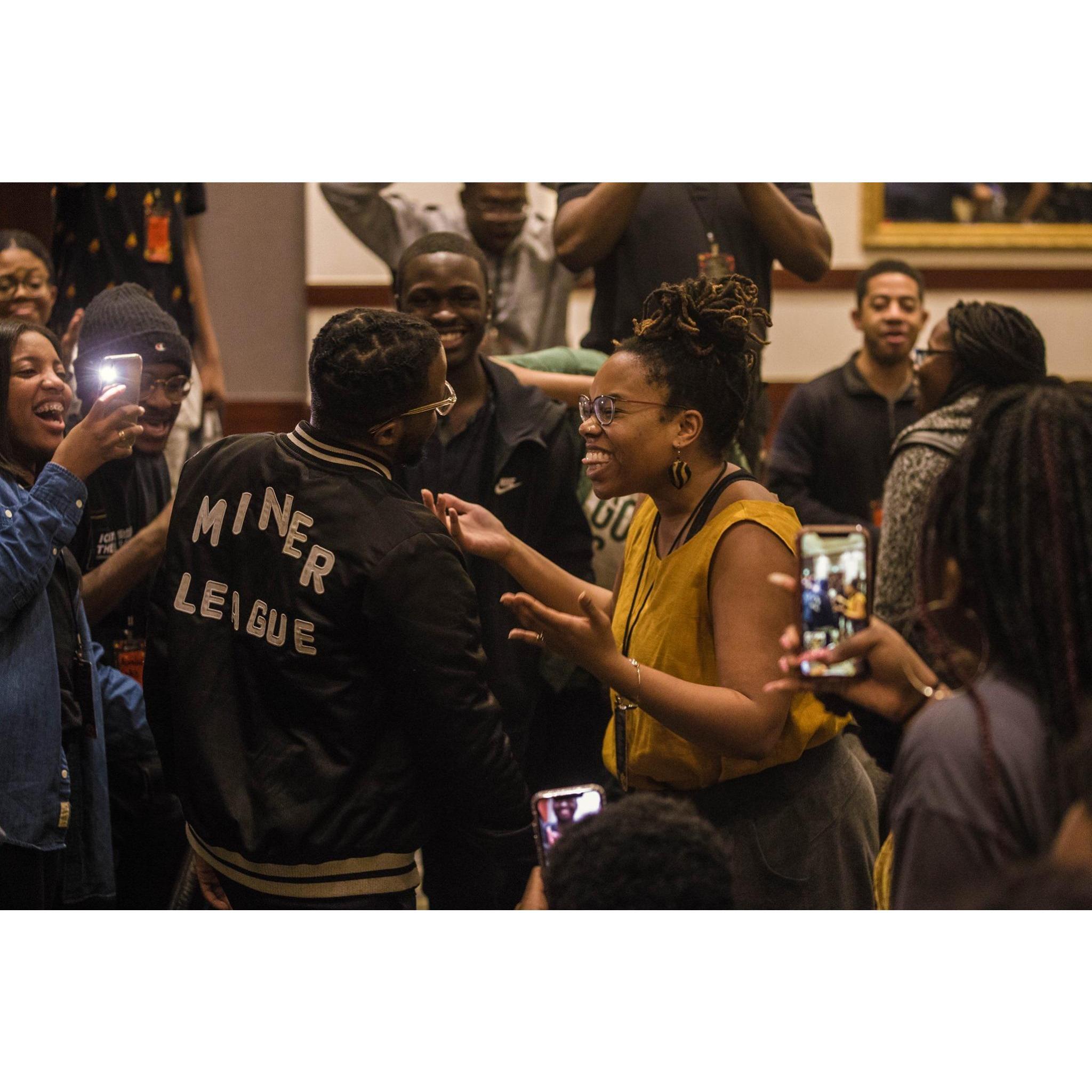 Theo proposes at InterVarsity's Ignite Conference--A regional conference for Christian students of color!
PC: Wardell Skyes
2.22.2020