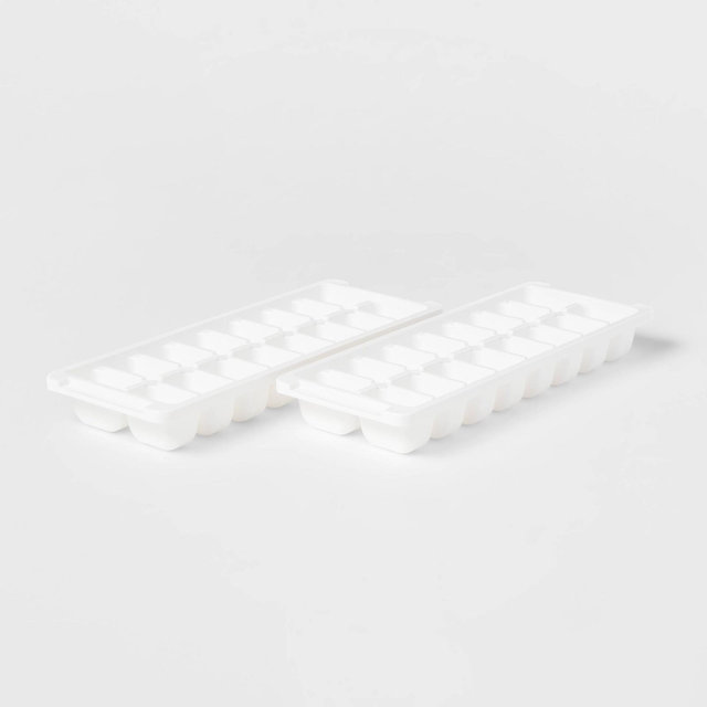 2pk Ice Cube Tray White - Brightroom™
