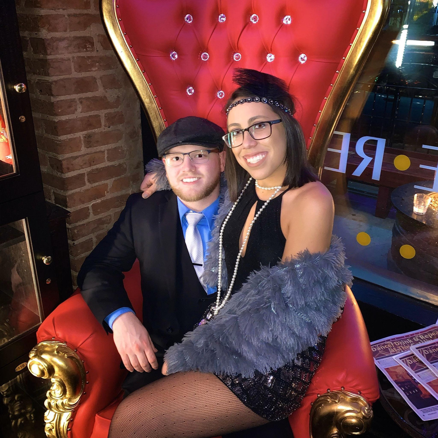 New Years Eve 2019 - Ringing in the '20s at our favorite bar in downtown Omaha at the time: The Gatsby. We miss you, Jake <3