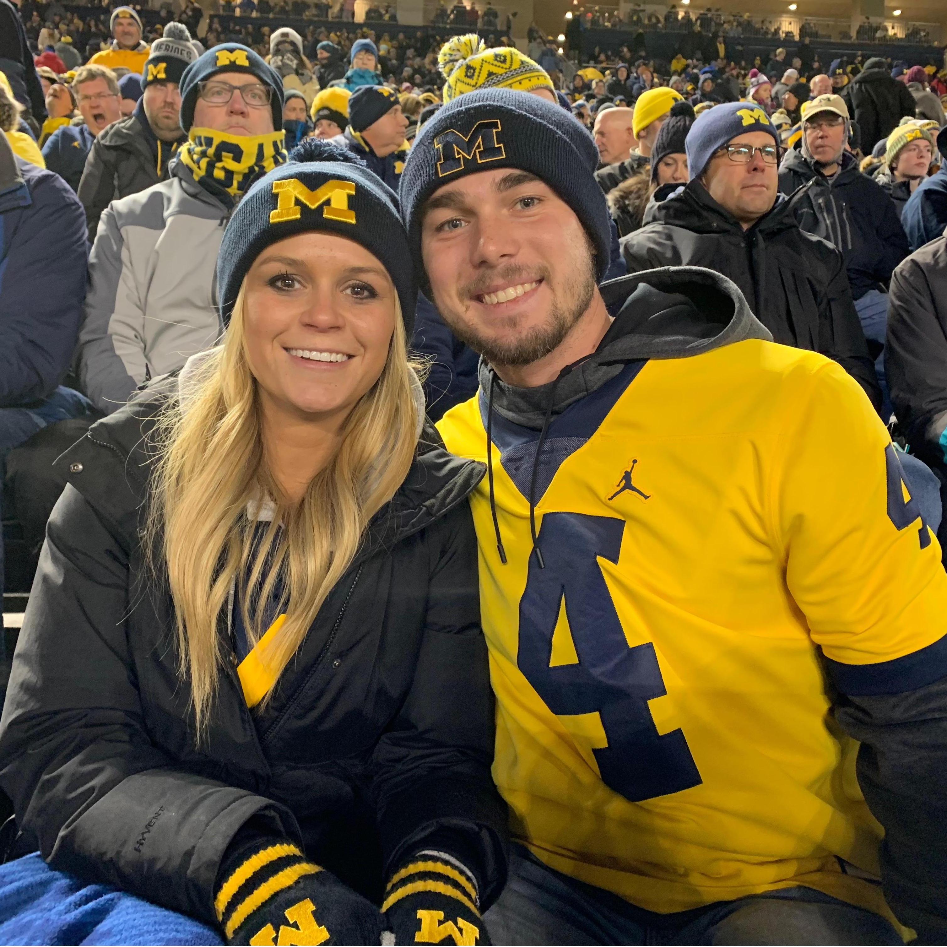 I think everyone both knows we love Michigan... GO BLUE!