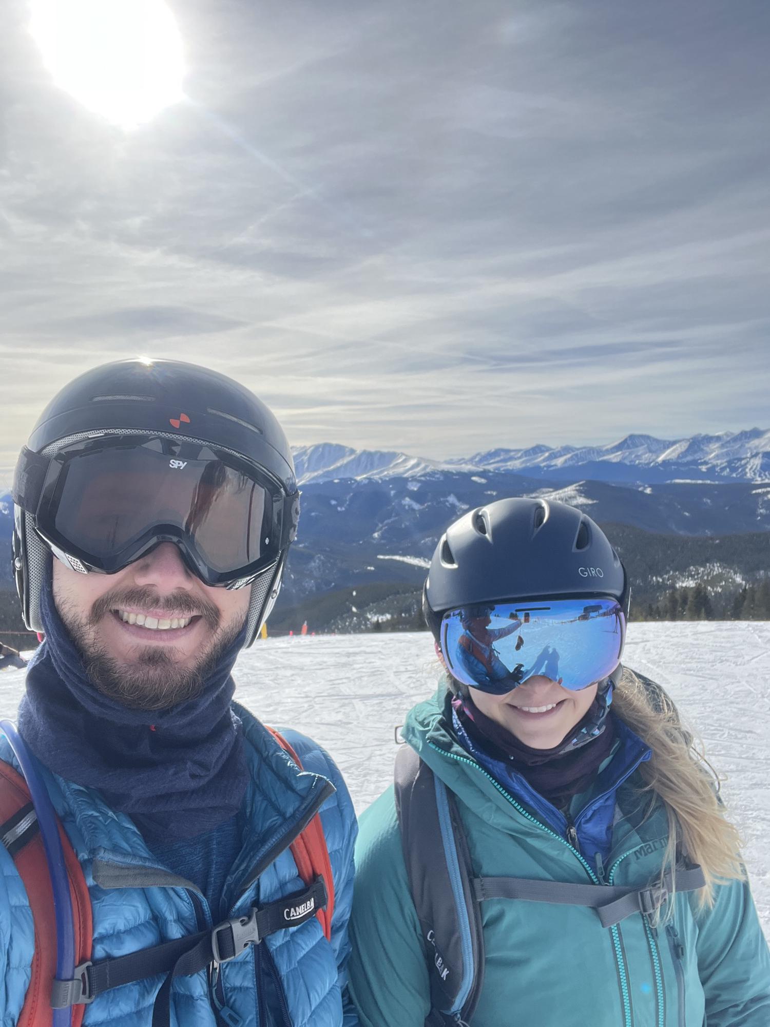 Skiing at Keystone in CO - January 2022