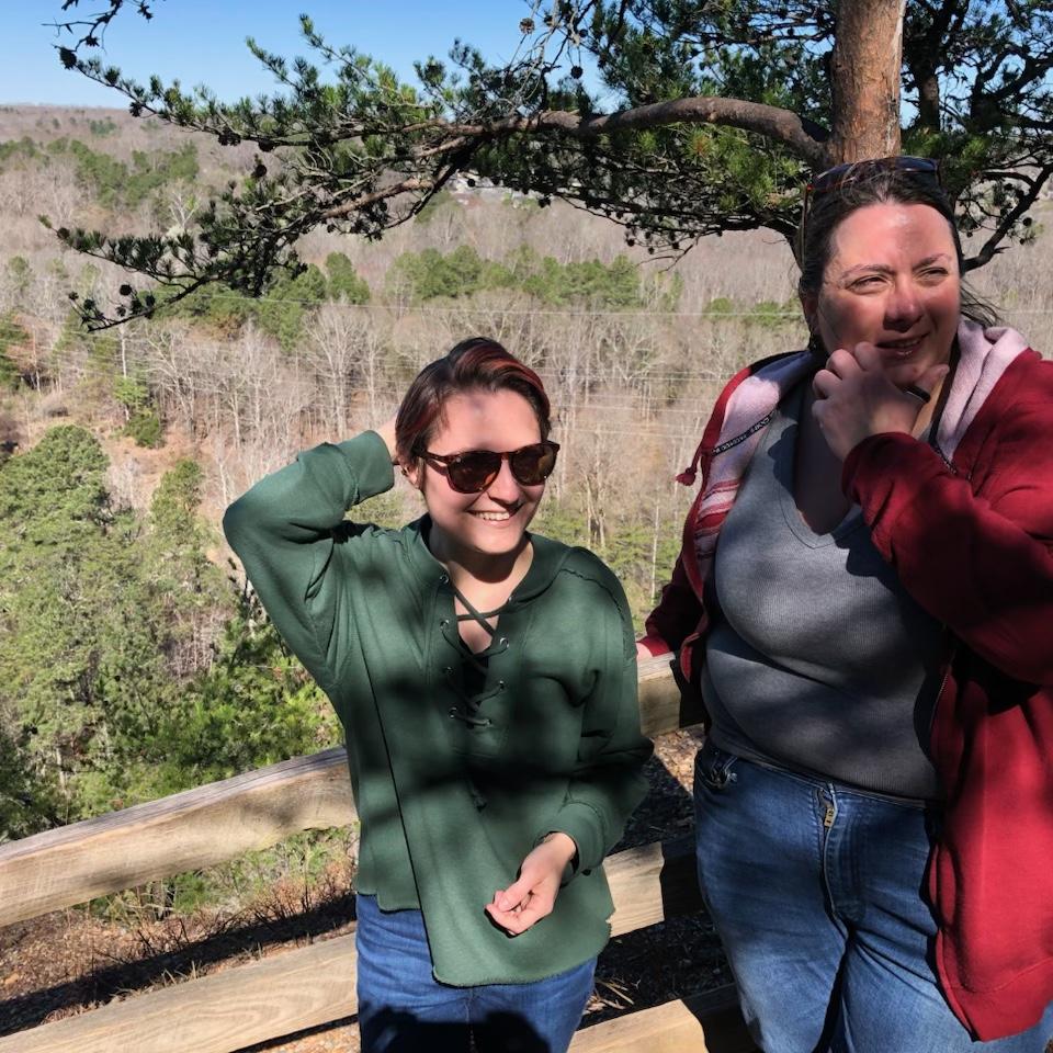 Amy said, “Let me take a photo,” and Lis was like, “Why?” But Amy had a feeling…haha.