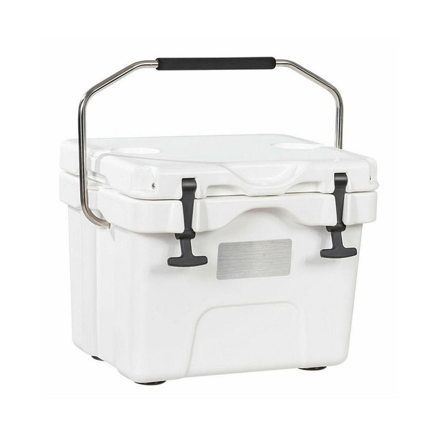 SUGIFT 16 Quart 24-Can Capacity Portable Insulated Ice Cooler with 2 Cup Holders