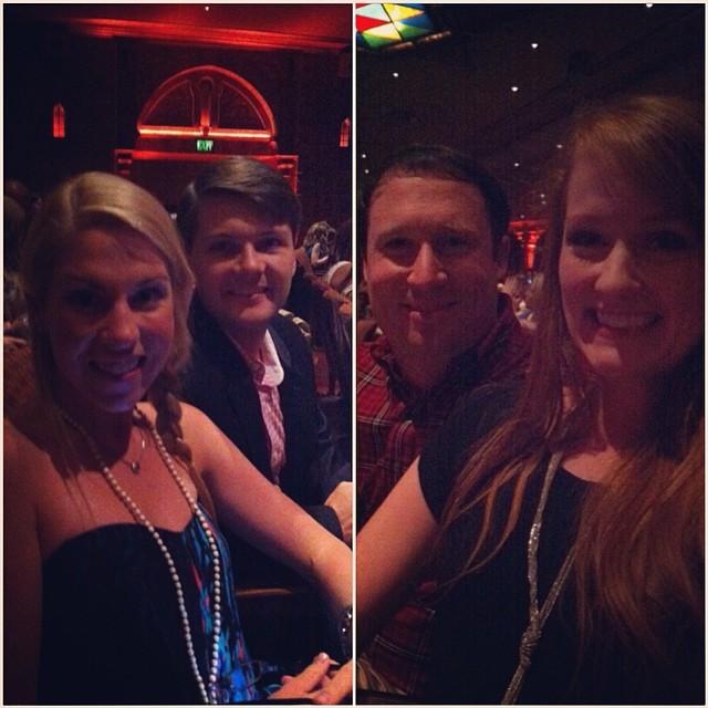 Seeing The Little Mermaid at The Fox with Chrissy and Matt in 2014!