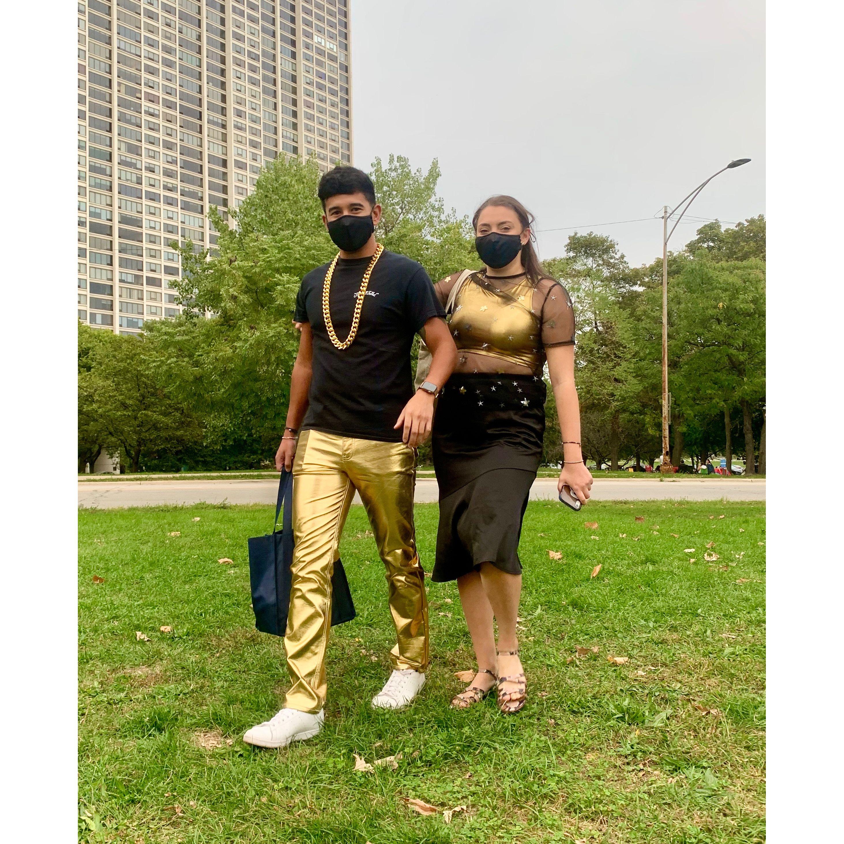 Heading off to shoot our first music video, "Gold, Gold, Gold"
