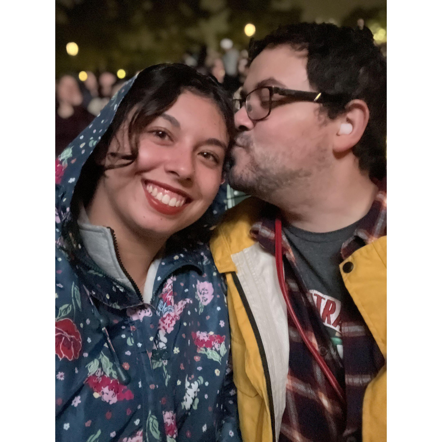 Hozier concert!It downpoured on us!