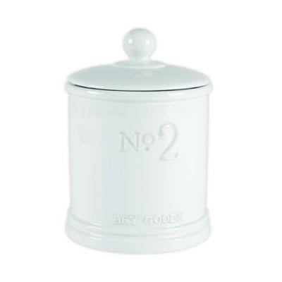 Everyday White® by Fitz and Floyd® Bistro Medium Numbers Canister