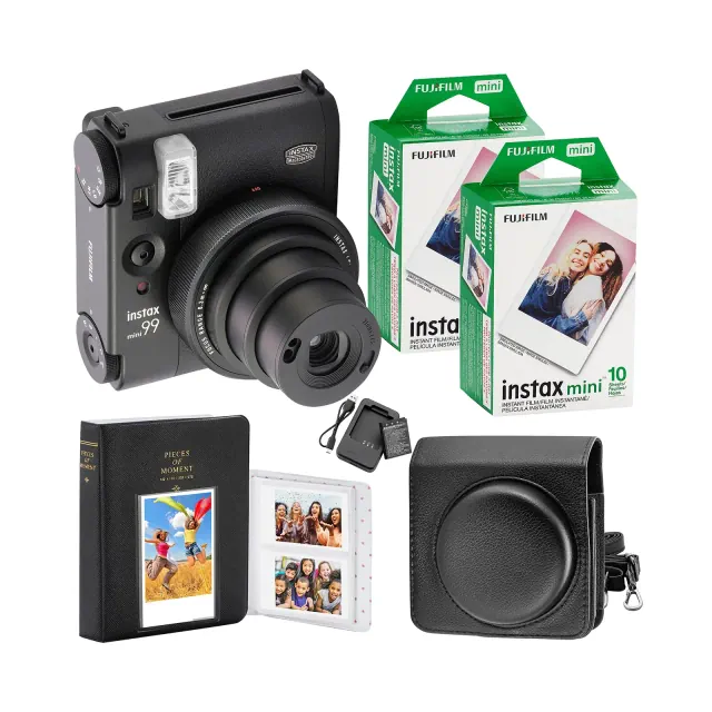 FUJIFILM Instax Mini 99 Camera, 20 Mini Films, Camera Case, Photo Album and Quality Photo Cloth