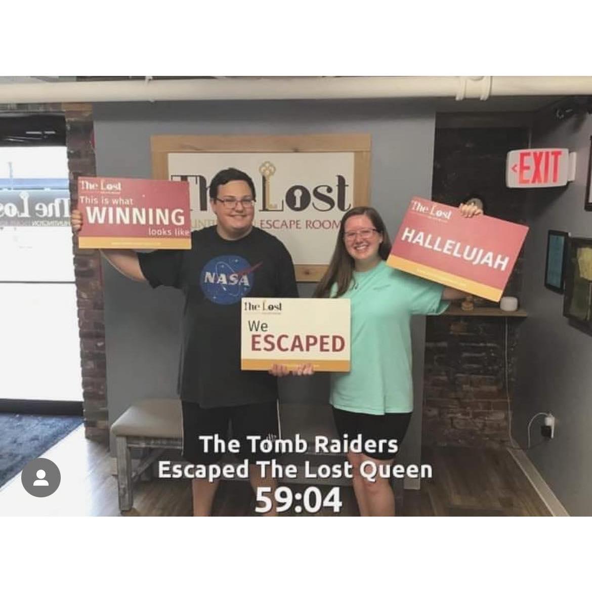 our first escape room together