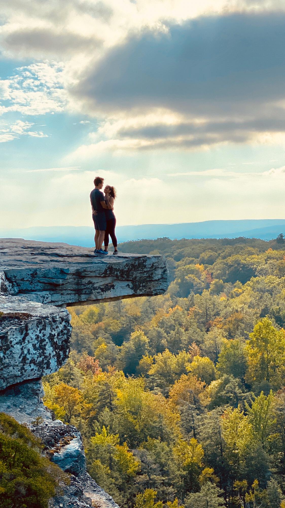 Our friend Will didn't tell us we were on a cantilever cliff, October 2019