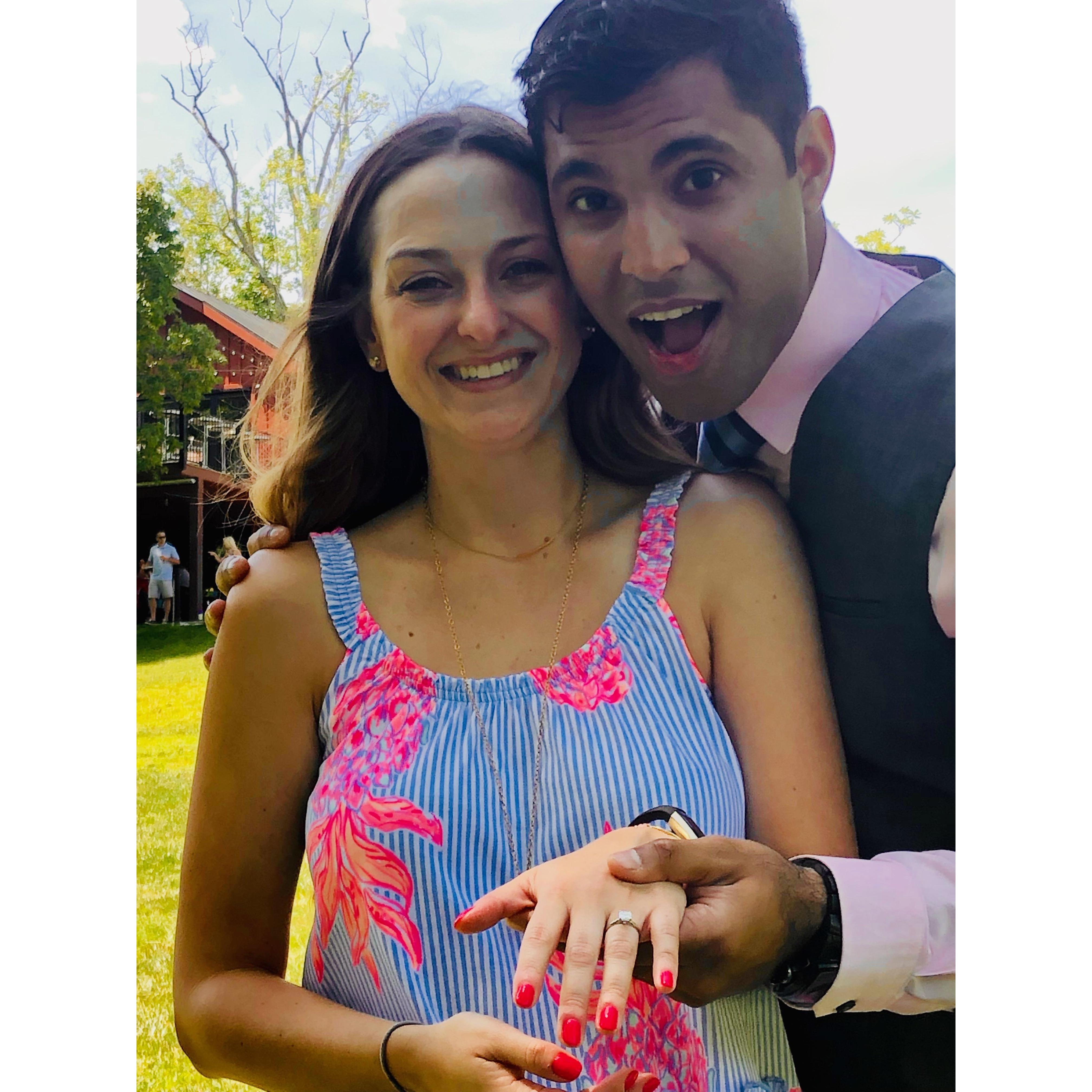 She said YES!!!!