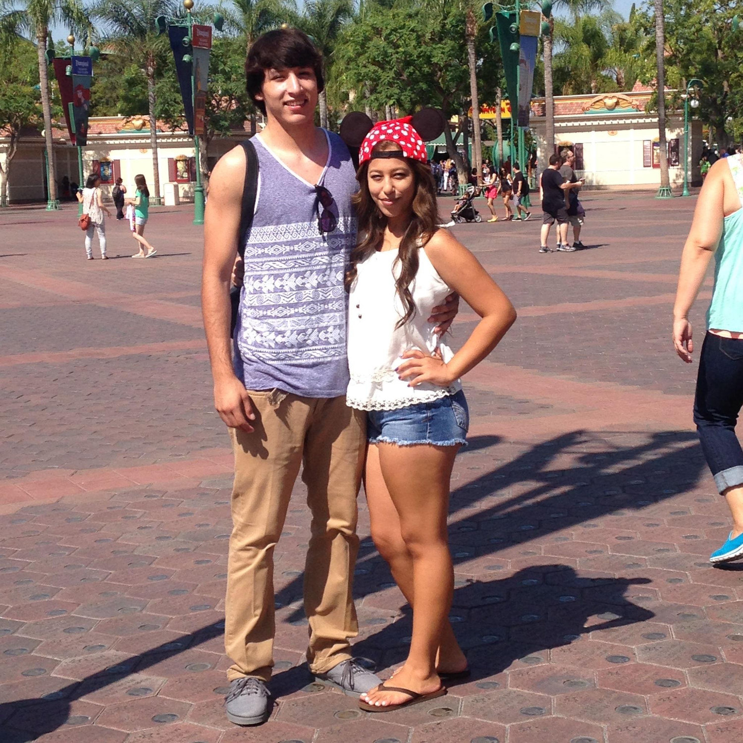 First of many dates at the Happiest Place on Earth.