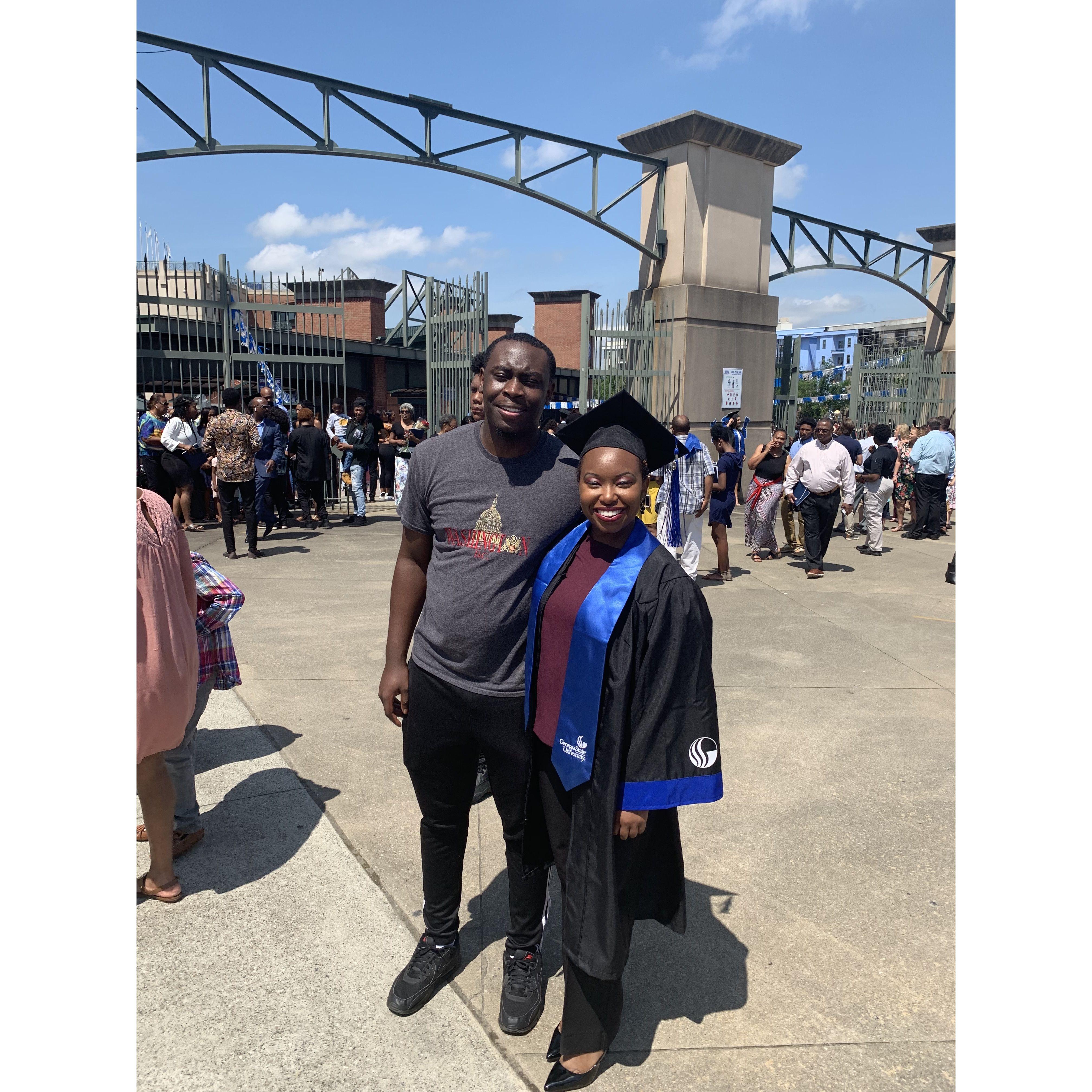 Brittney's college graduation. 05/08/2019