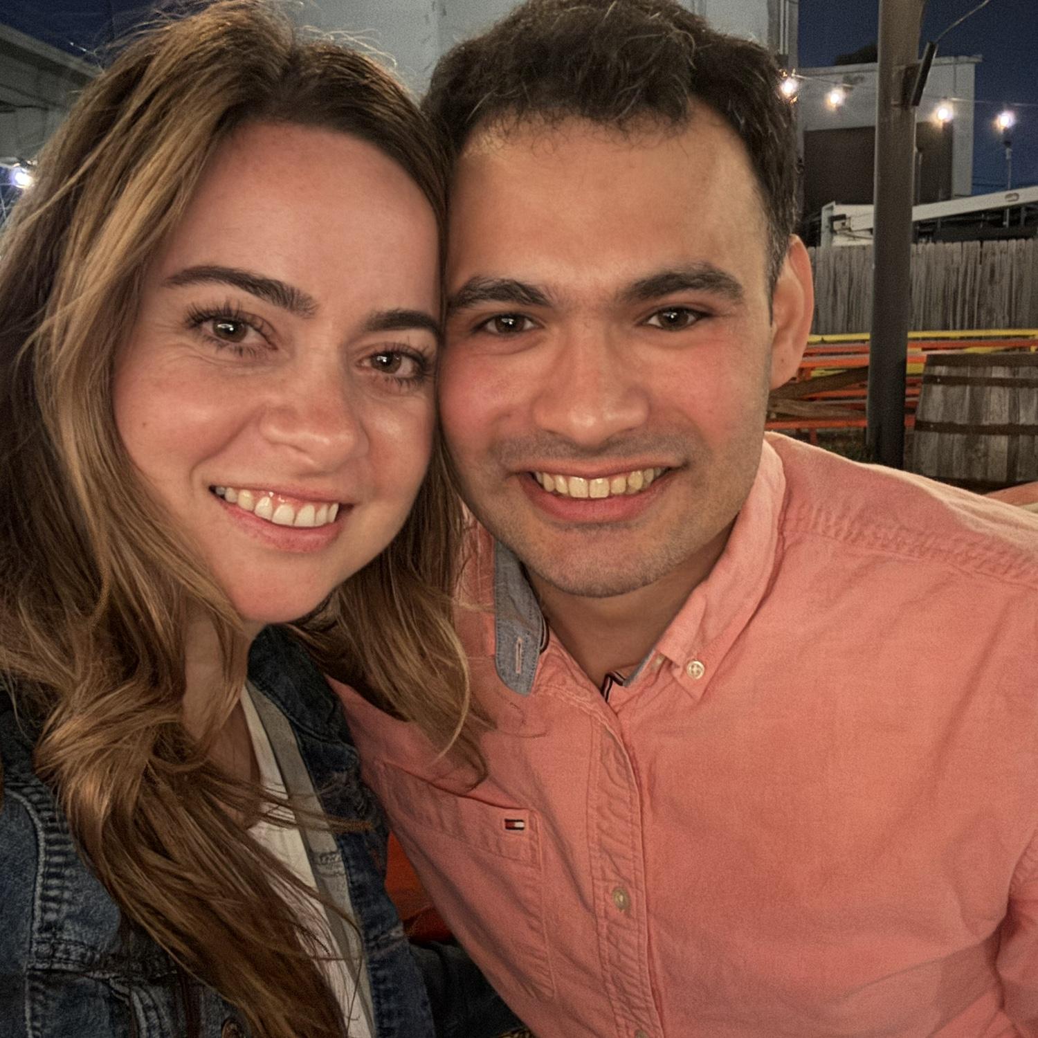 Steven and Nicole's first date at 3 Nations Brewery