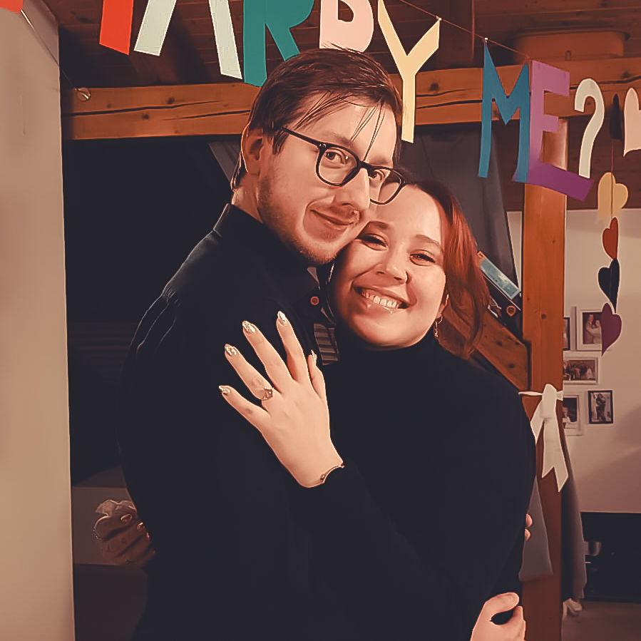 Jan proposed, the happiest day until now