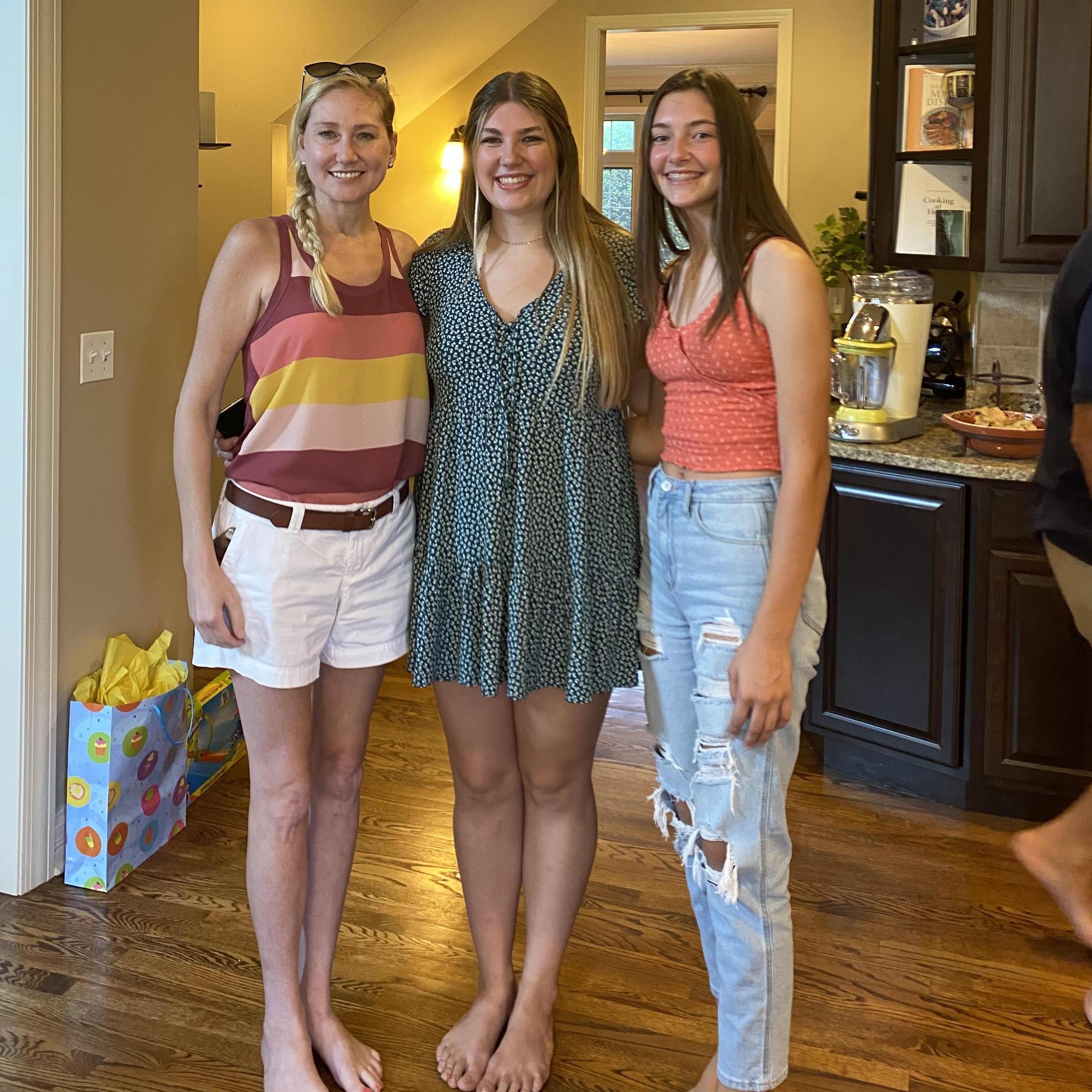 me, Taylor (Niece), Trista (Niece)- gotta love that Werner height!