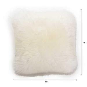 Article: Lanna Ivory Sheepskin Pillow
