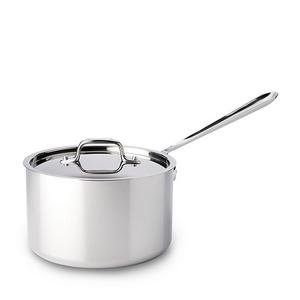 All-Clad - All Clad Stainless Steel 4 Quart Sauce Pan with Lid