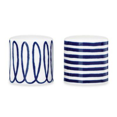 kate spade new york Charlotte Street™ Salt and Pepper Shakers in Indigo