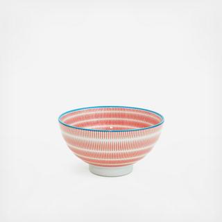 Sendan Colors Rice Bowl, Set of 4