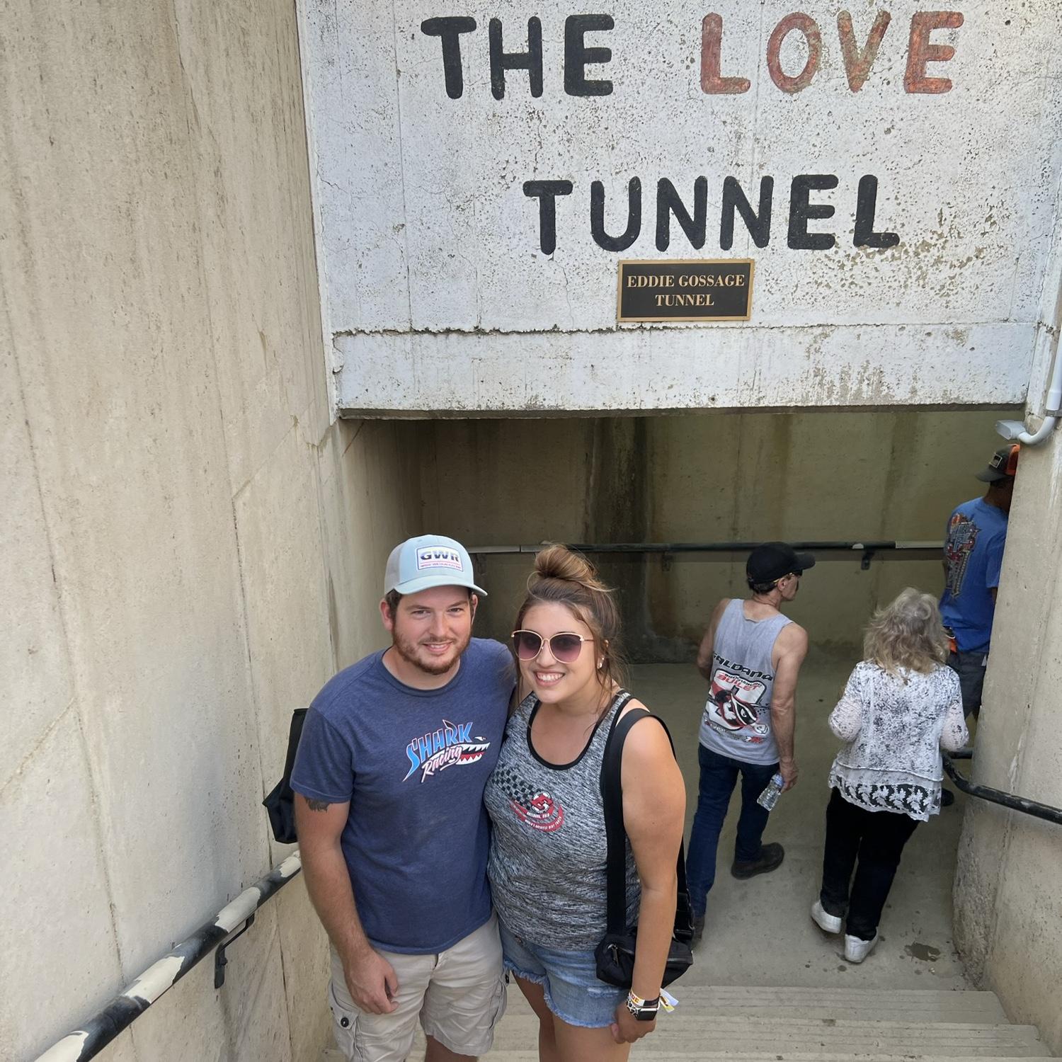 The love tunnel!