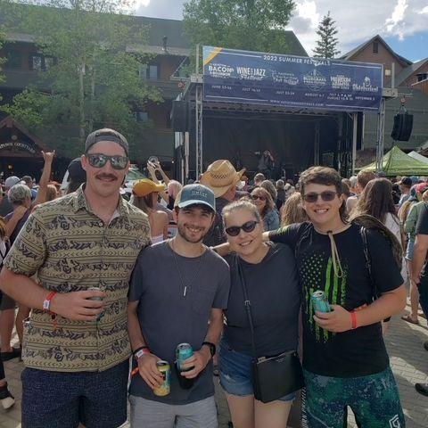 Bourbon and Bacon Festival in Keystone, CO with Chris and Jack, Summer 2022
