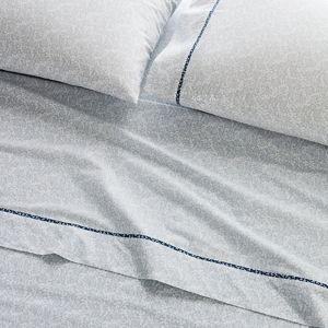 Johanna Organic-Cotton Percale Sheet Set Queen | Garnet Hill