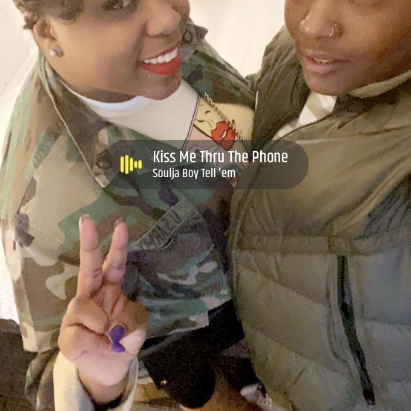 In a long distance relationship.. there are lots of “Kisses Through The Phone”.