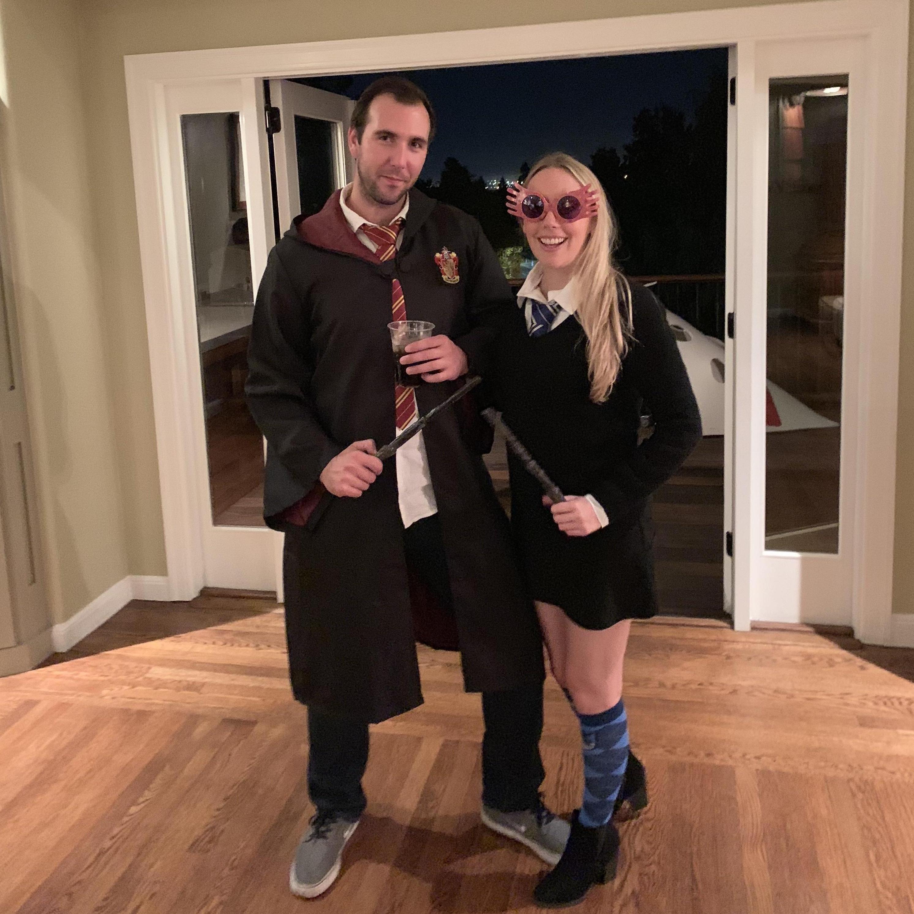 10.31.18 - Berkeley, CA - Channeling our Harry Potter dopplegangers, Neville Longbottom and Luna Lovegood, on Halloween