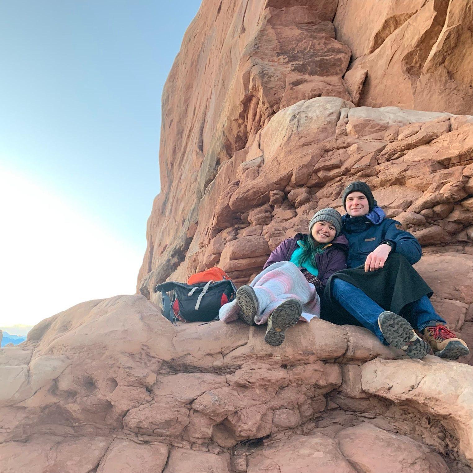 Sunrise at Moab National Park