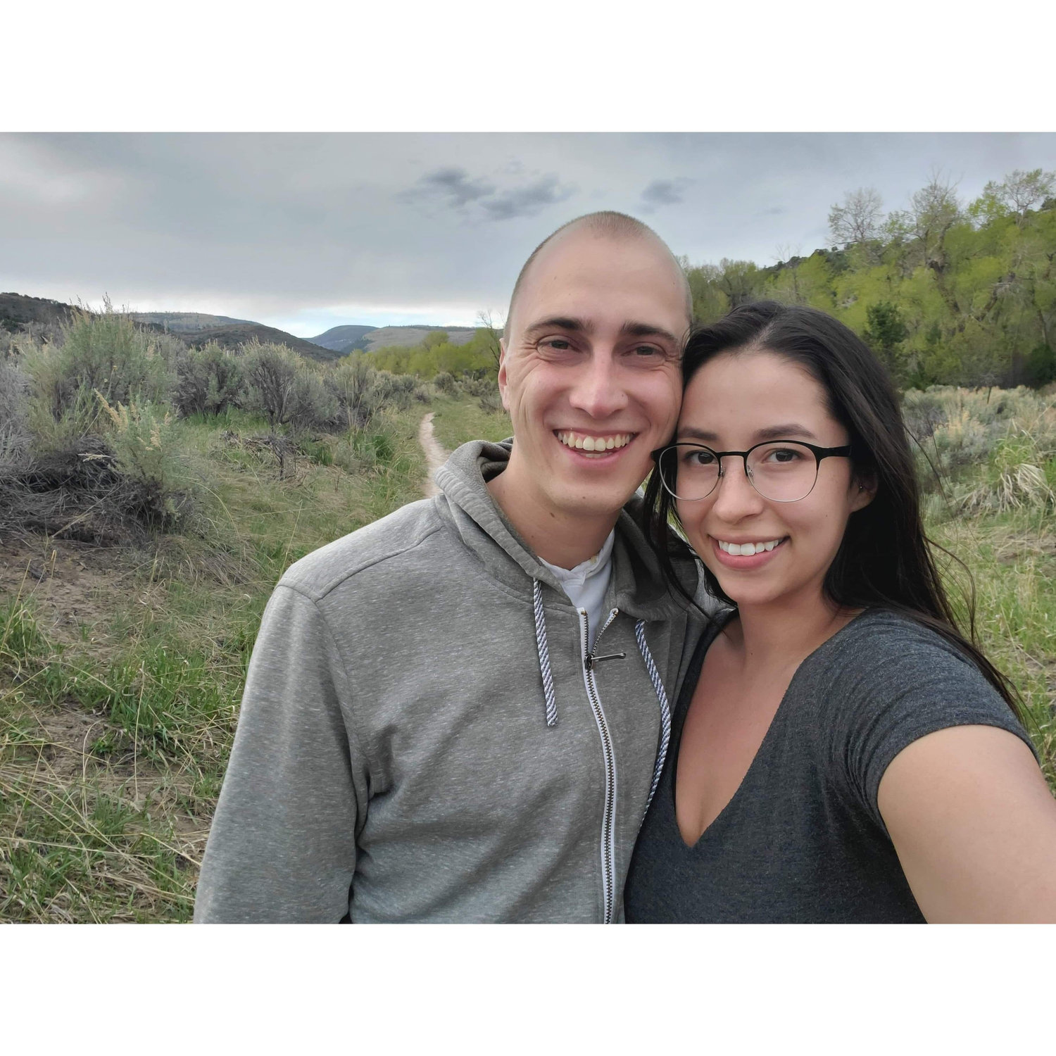 Enjoying a summer hike on one of Emma's favorite trails in the outskirts of Eagle, CO.