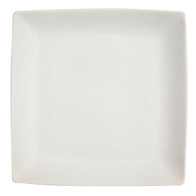 Mason Square Stoneware Dinner Plates, Set of 4 - Ivory