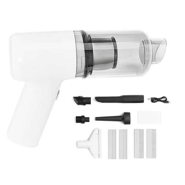 PAKEWAY Handheld Pet Hair Removal Vacuum, Pet Hair Removal Tool, Cat and Dog Hair Remover, Double Filtration, for Furniture, Couch, Carpet, Clothing and Bedding