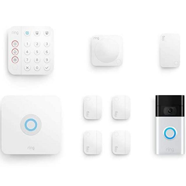 All-new Ring Alarm 8-piece kit (2nd Gen) with Ring Video Doorbell (2nd Gen)