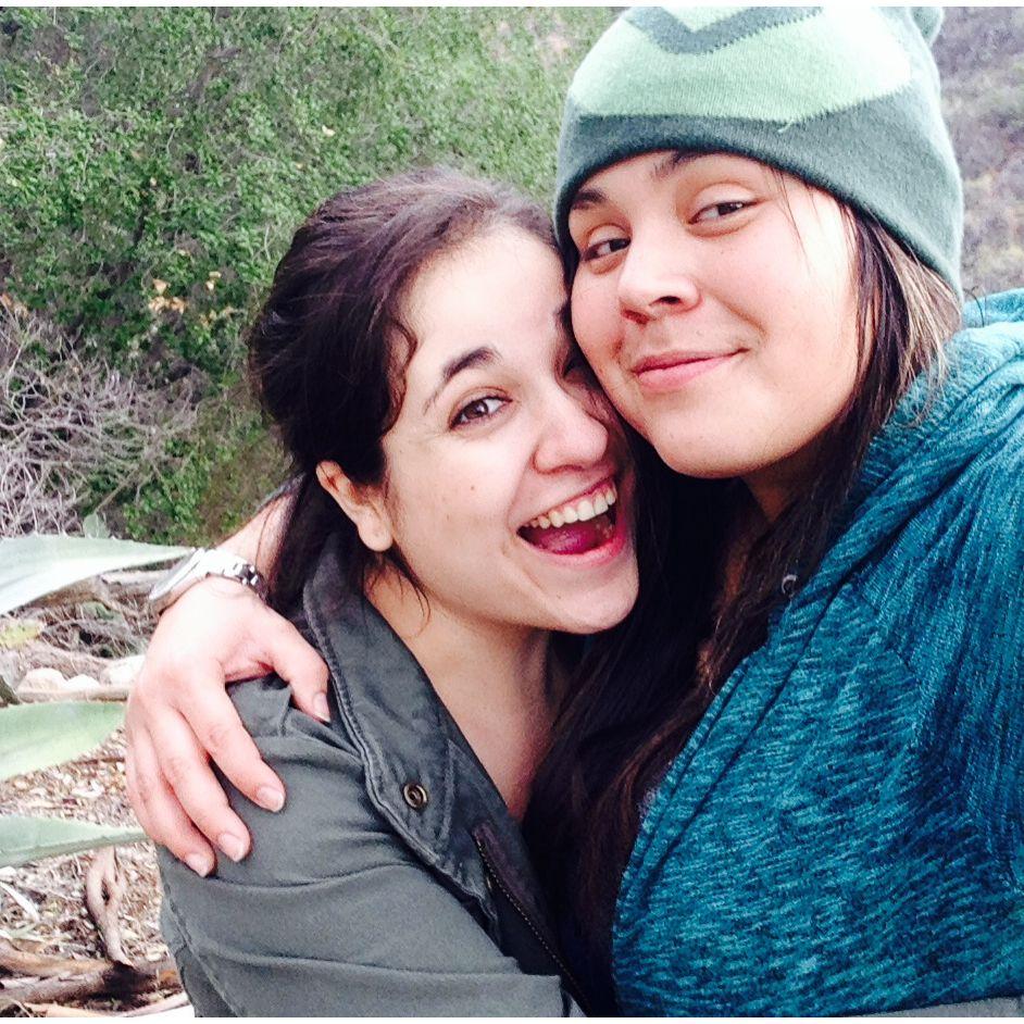One of many hikes together