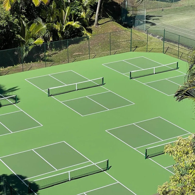 Pickleball for Two in Hanalei Bay