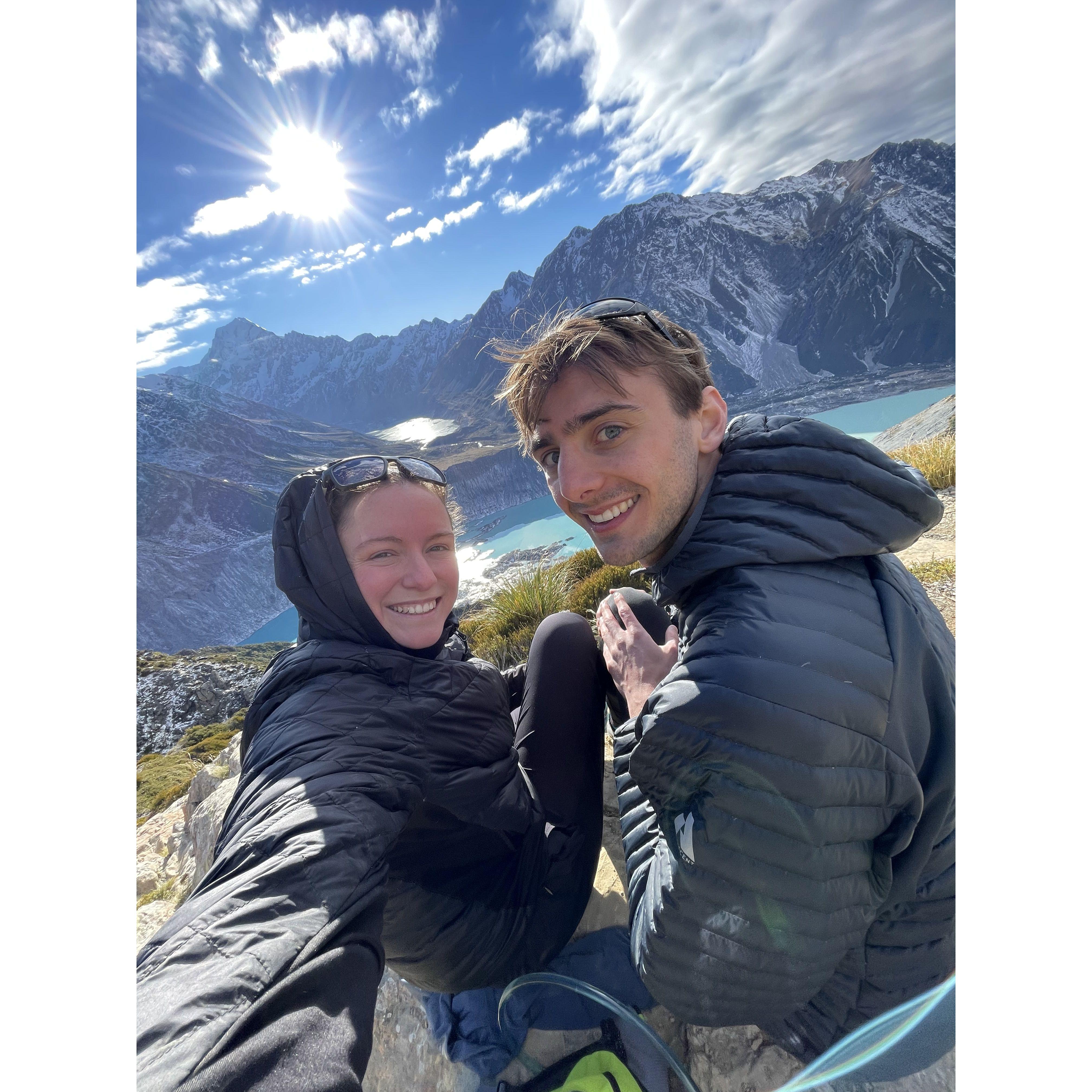 We traveled to the other side of the world together.