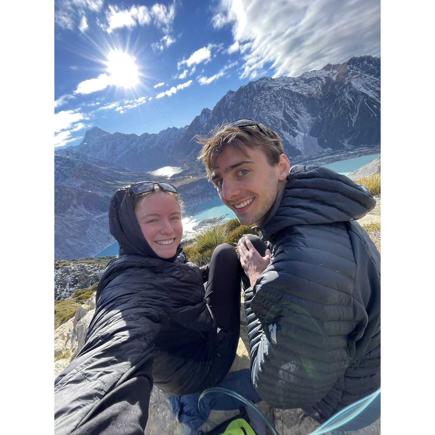 We traveled to the other side of the world together.
